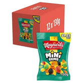 Maynards Bassetts Mini Gems Sweets Bag (Case of 12)  Adomoo